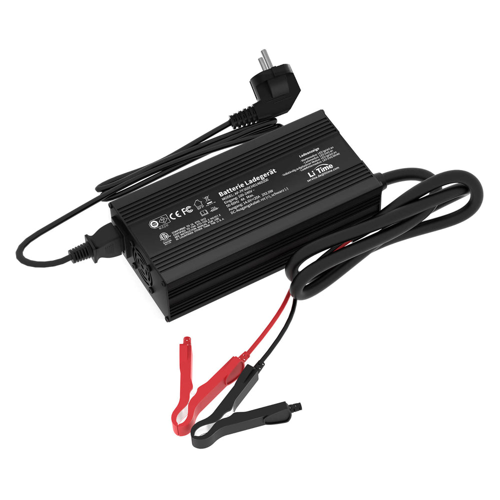 ✅Необходимо✅Зарядно устройство за литиеви батерии LiTime 14.6V 20A за 12V LiFePO4 батерии