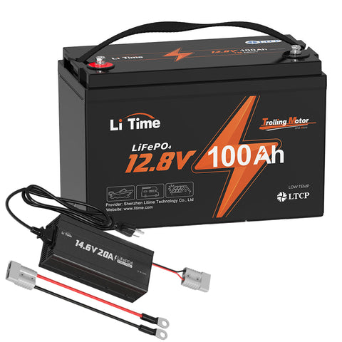 LiTime 12В 100Ah LiFePO4 акумулятор з захистом від низьких температур - тільки для України