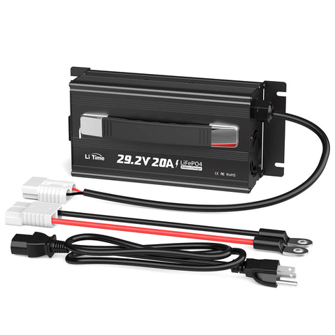 ✅Used✅ LiTime 29.2V 20A lithium battery charger for 24V LiFePO4 lithium battery