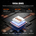 LiTime LiFePO4 48V 100Ah Batterie mit 100A BMS