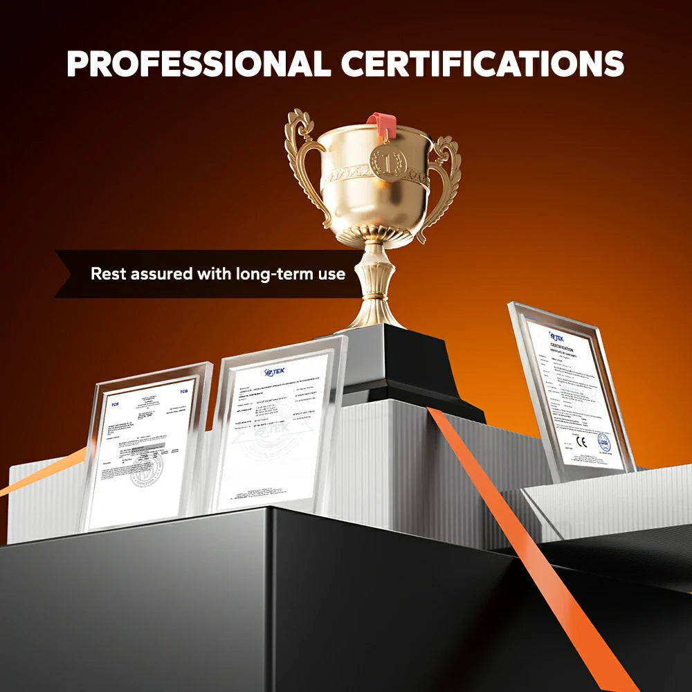 LiTime mit professionellen Zertifizierungen