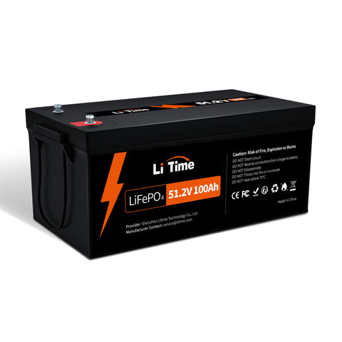 LiTime 51,2V 100Ah LiFePO4 Lithium Batterie