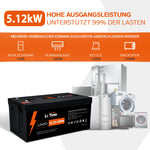 LiTime 51.2V 100AH ​​duboki ciklus lifepo4 litij baterija