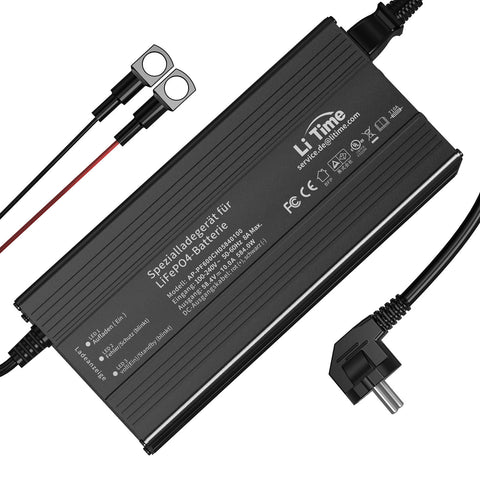 LiTime 58,4V 10A LiFePO4 Batterieladegerät für 51.2V LiFePO4 Batterie, mit intelligenter 0V-Ladefunktion