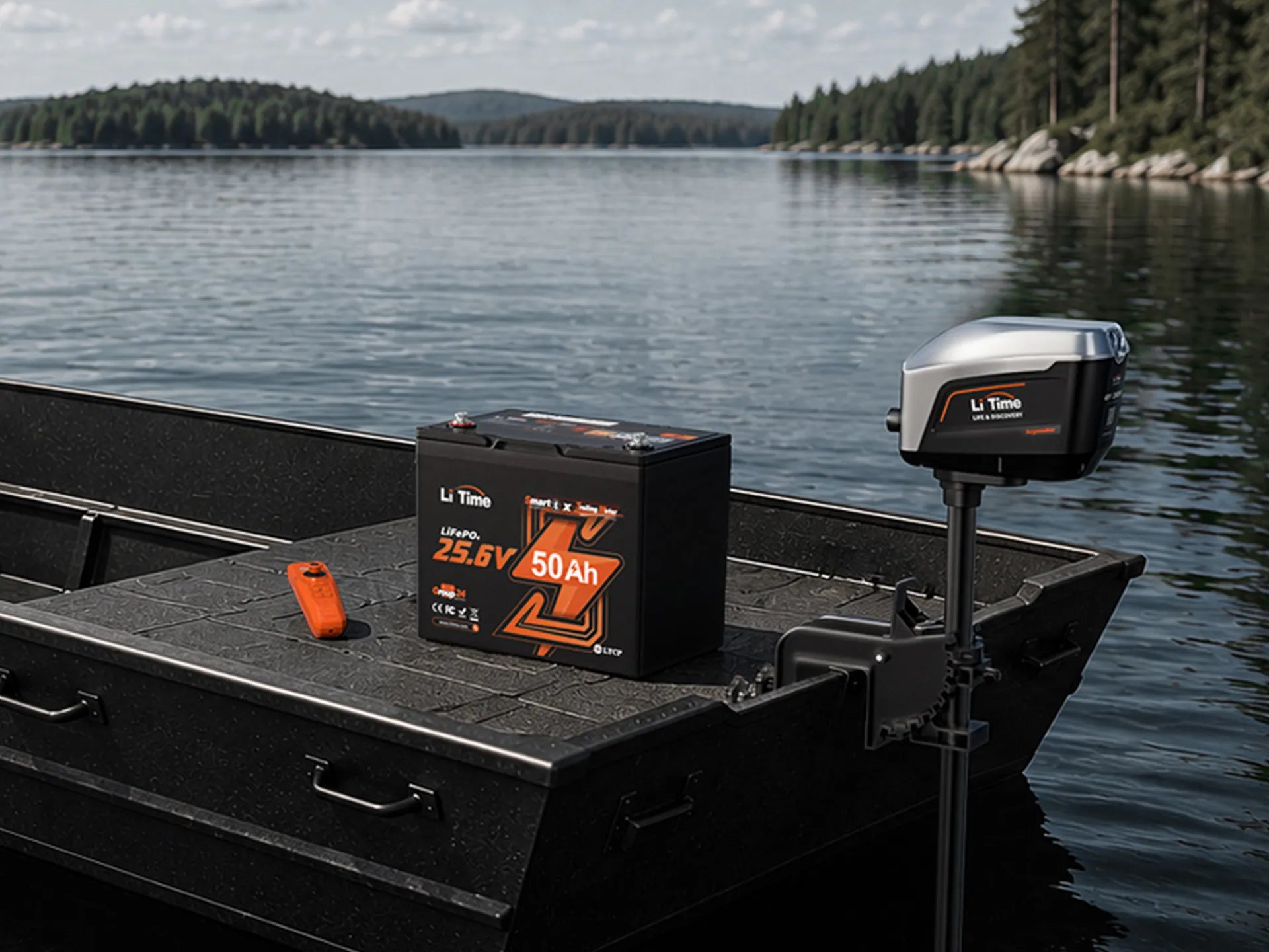 LiTime Argoseeker elektrischer Außenbordmotor