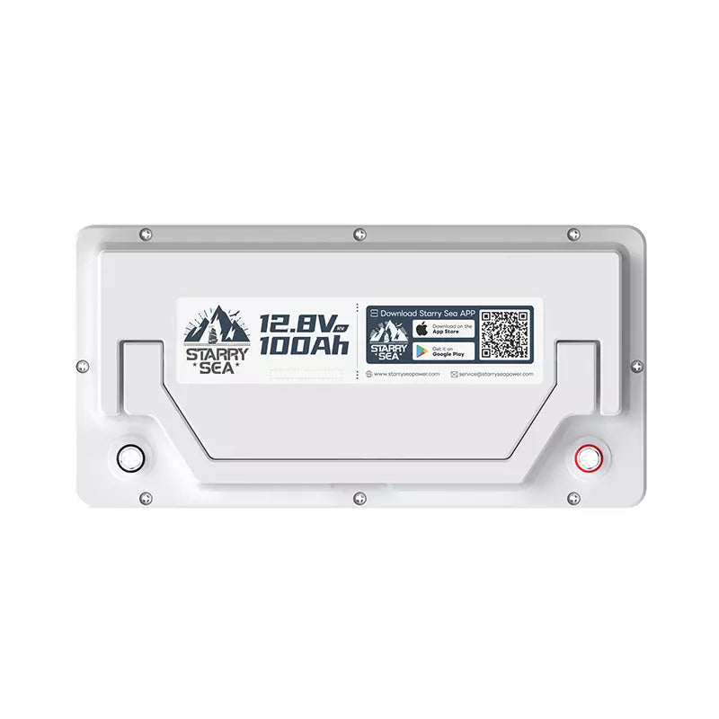 Litime 12V 100ah H190 LifePo4 Battery, Hoch188mm, 1280wh, 100A BMS, maks. 15000 sykluser