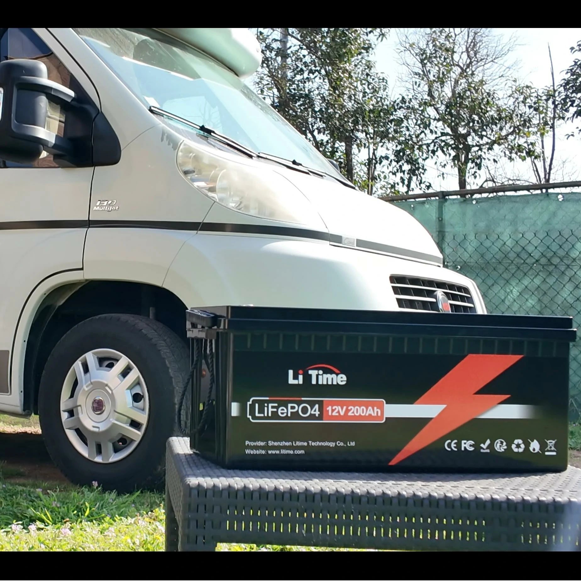 LifePO4 baterija 12V 200ah Deep Cycle Lithium Battery