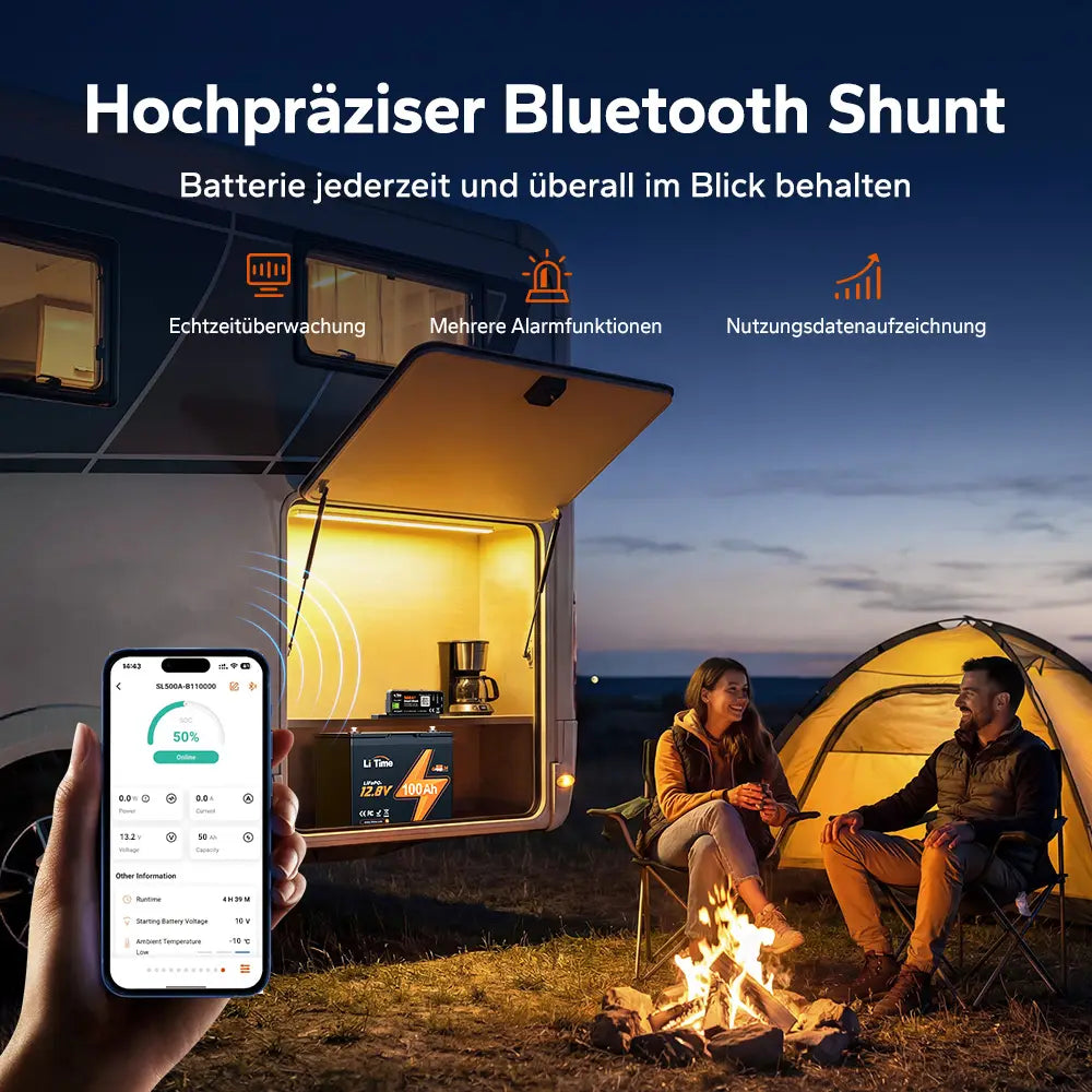 LiTime 500A Smart-Batterieshunt mit Bluetooth