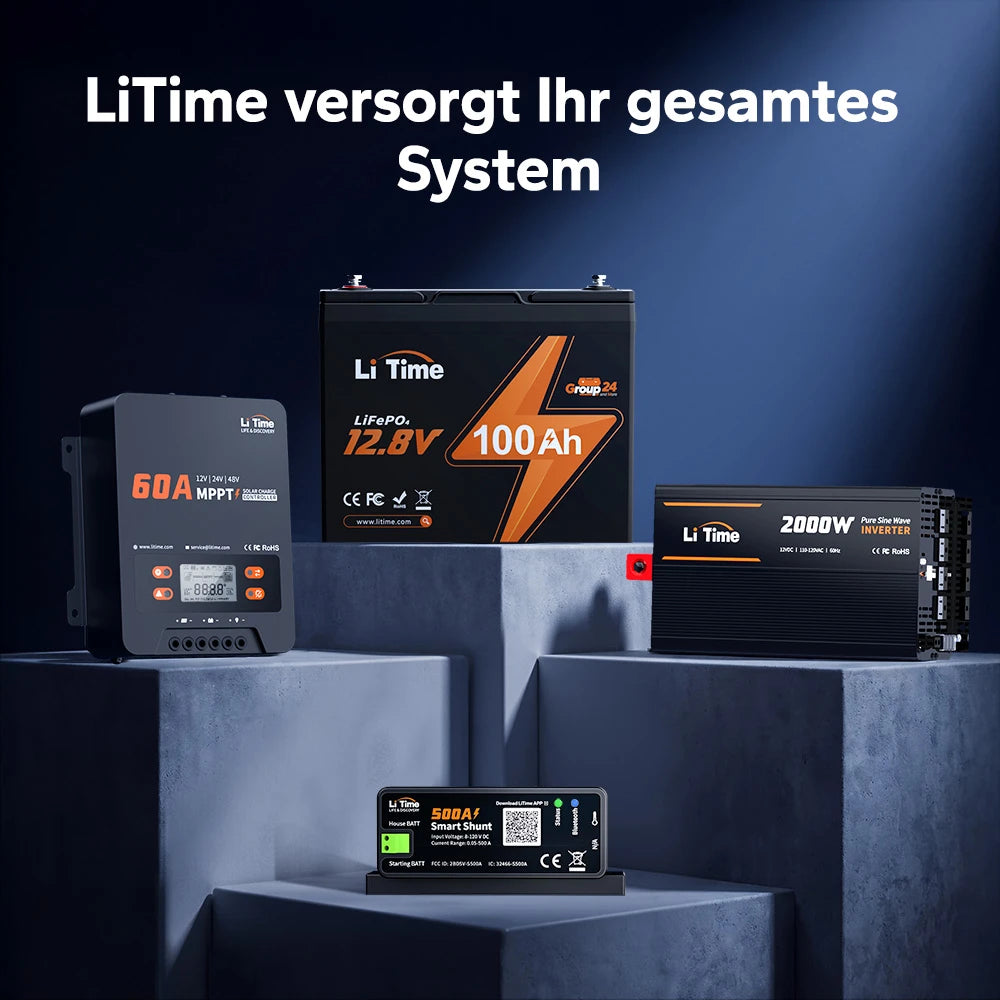 LiTime 500A Smart-Batterieshunt mit Bluetooth