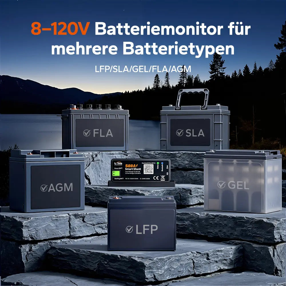 LiTime 500A Smart-Batterieshunt mit Bluetooth