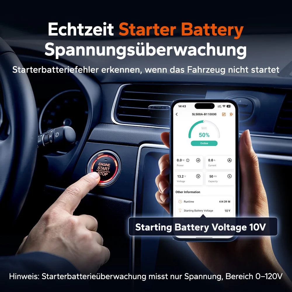 LiTime 500A Smart-Batterieshunt mit Bluetooth