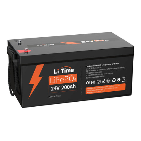 LiTime 24V 200Ah Lithium LiFePO4 Batterie