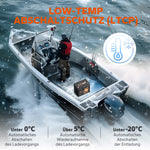 24V 50AH Bluetooth hluboký cyklus lithiová baterie pro 100 lb lodě s elektrickým motorem