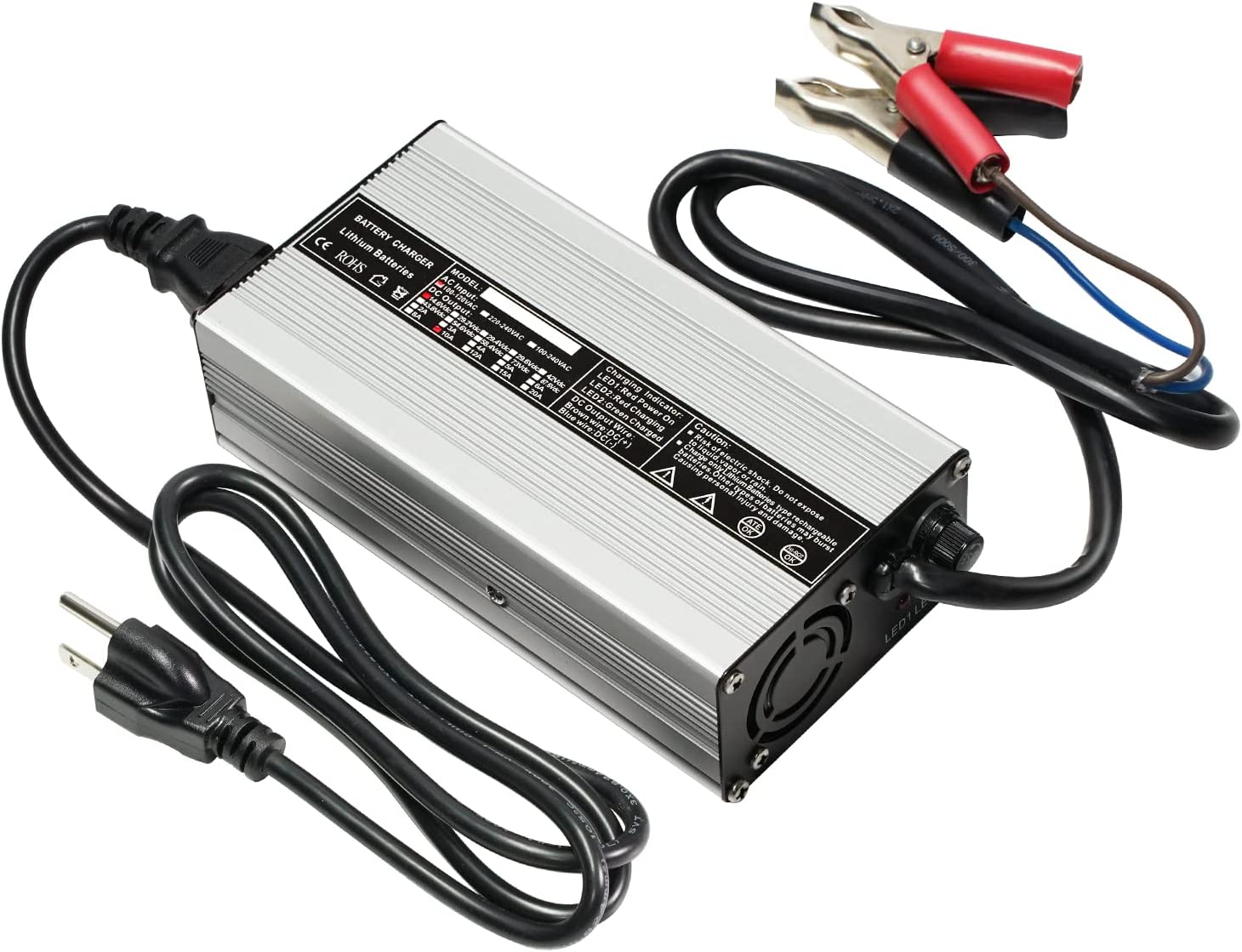 [Χρησιμοποιείται σαν New] Litime 14.6V 10A Φορτιστής μπαταρίας λιθίου για μπαταρία LifePo4 LifePo4 LifePo4