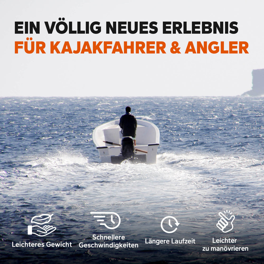LiTime 12V 100Ah TM LiFePO4-Batterie für Kajak, Boot und Angeln