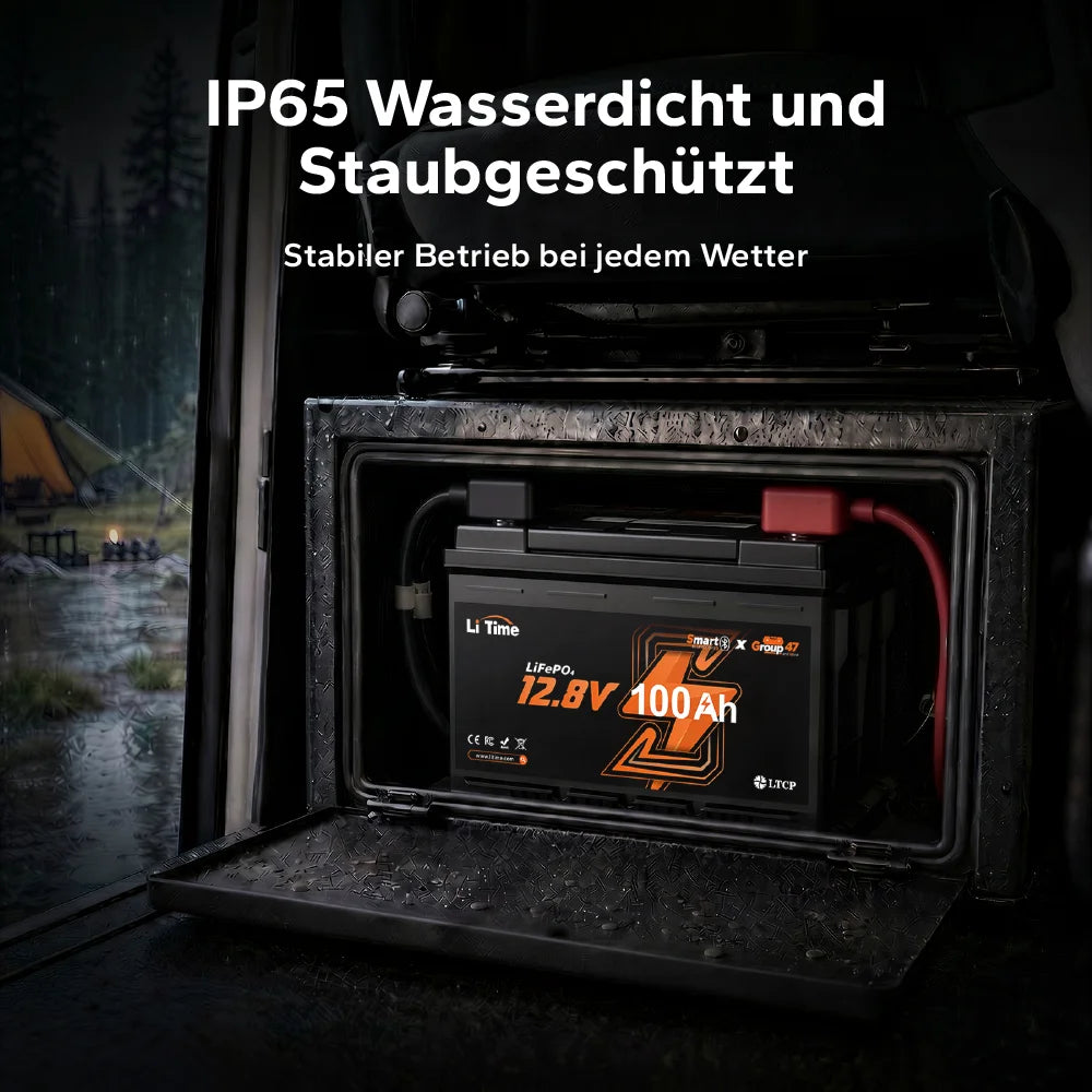 IP65 wasserdichtes und staubgeschütztes Gehäuse für stabilen Betrieb bei jedem Wetter, ideal für Marine und Outdoor.