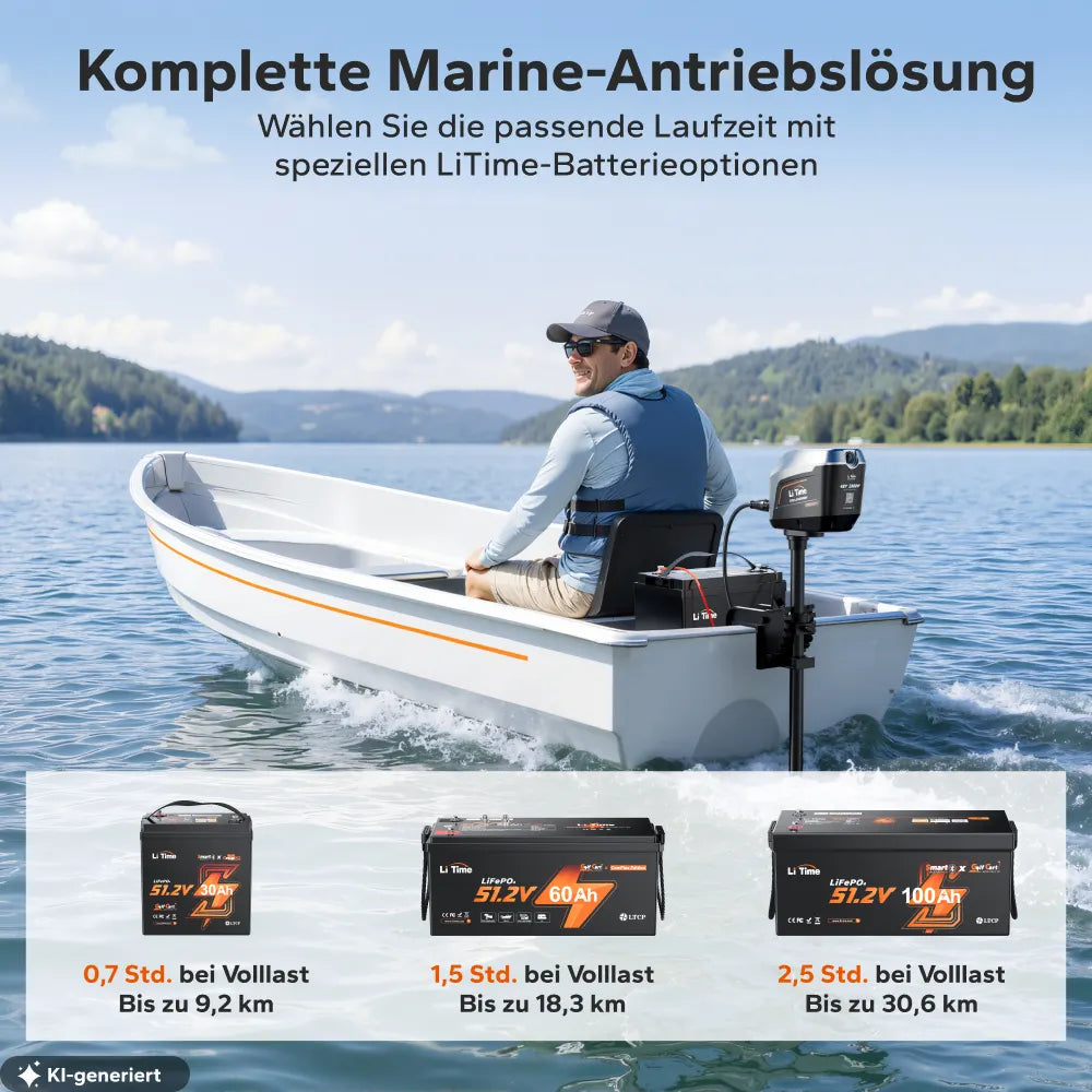 LiTime Akkus der 48-V-Klasse für den Argoseeker A2