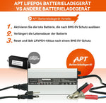Ampere Time 14,6V 10A, Intelligentes AC-DC Batterieladegerät - Silber Amperetime DE