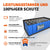 Ampere Time 24V 200Ah 5.12kWh Tife Zyklen LiFePO4 Batterie mit längerer Laufzeit, integriertem 200A BMS Amperetime DE