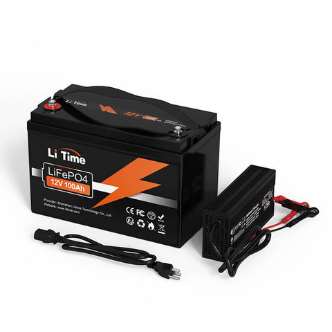 🔥Endpreis: €289,99🔥LiTime 12V 100Ah LiFePO4 Lithium Batterie