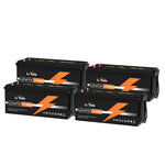 LiTime 12V 200Ah LiFePO4 Lithium Batterie 4 Pack