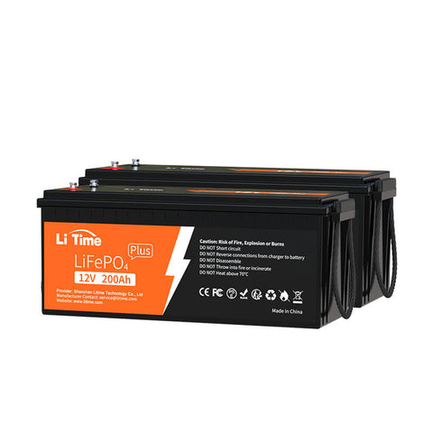 LiTime 12V 200Ah Plus Lithium LiFePO4 Batterie