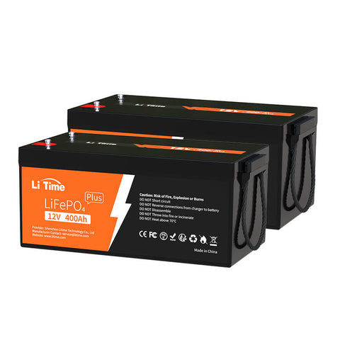 Batería LiTime 12V 400Ah Litio LiFePO4