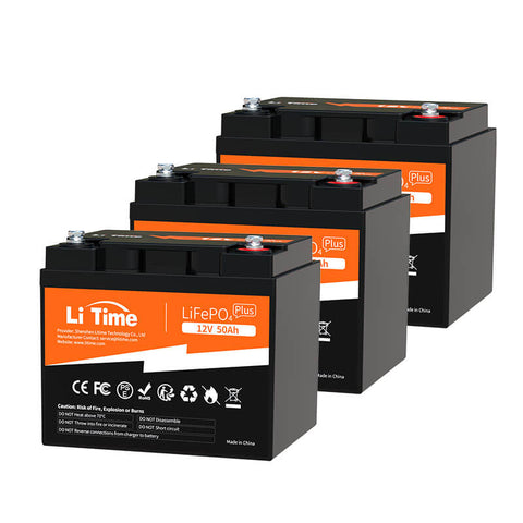 LiTime 12V 50Ah LiFePO4 Lithium Batterie