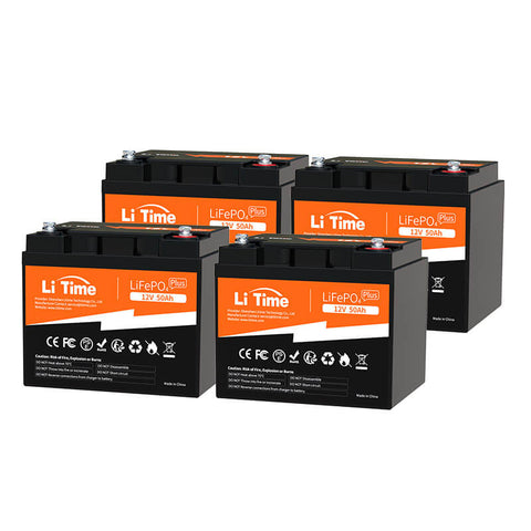 🔥Endpreis: €149,99🔥LiTime 12V 50Ah LiFePO4 Lithium Batterie