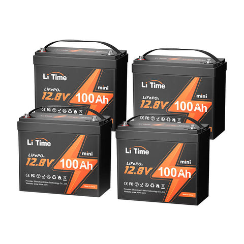🎊Kupon Prime Day: bateria litowa PD30🎊LiTime 12V 100Ah MINI LiFePO4